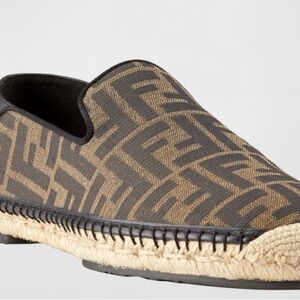 Fendi espadrille FF logo men’s size 5 women’s 8